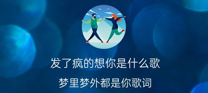 发了疯的想你是什么歌 梦里梦外都是你歌词